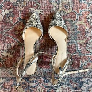 Banana Republic Snakeskin Patterned Heels